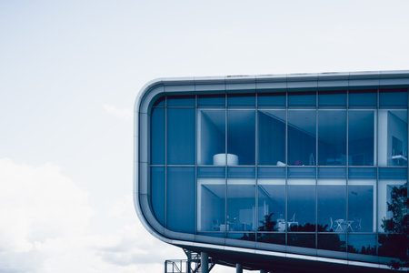 View of the Centro Botin in Santanderのeditorial素材