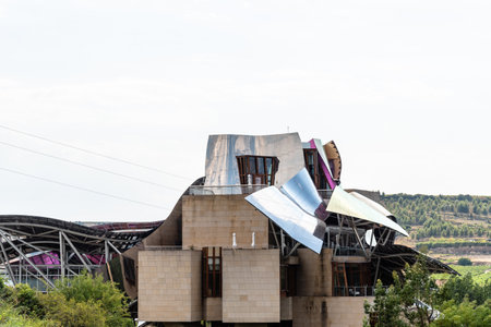 Winery of Marques de Riscal in Alavaのeditorial素材
