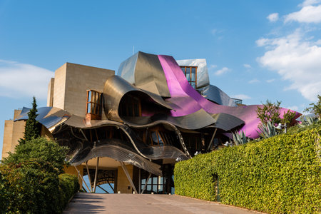 Winery of Marques de Riscal in Alavaのeditorial素材