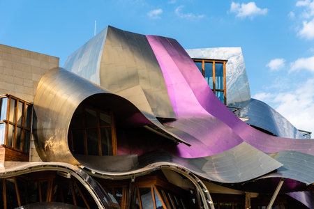 Winery of Marques de Riscal in Alavaのeditorial素材