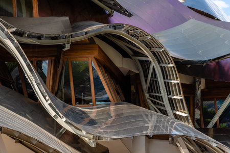 Winery of Marques de Riscal in Alavaのeditorial素材