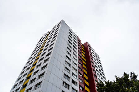 Residential buildings from soviet era in East Berlin