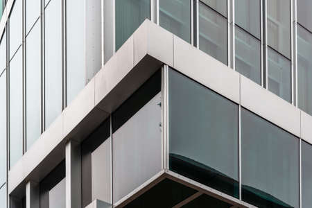 Glass facade. Modern architecture building. Business concept