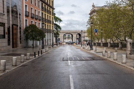 Plaza of Oriente in historic centre of Madridのeditorial素材