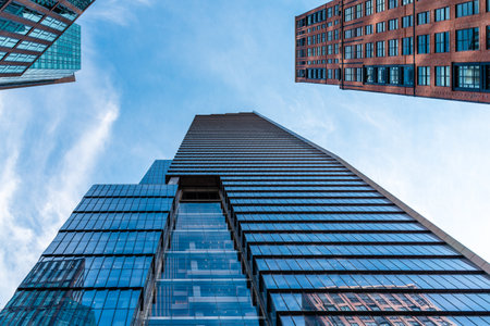 Skyscrapers in the Hudson Yards area in New York