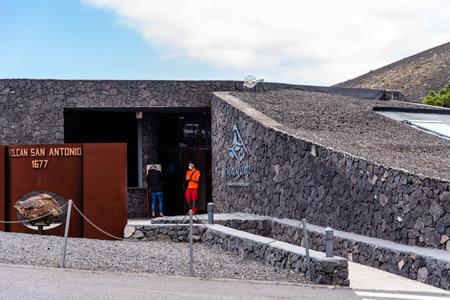 Visitors Center San Antonio Volcano in La Palmaのeditorial素材