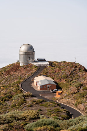 Roque De Los Muchachos Astronomical Observatory, La Palmaのeditorial素材