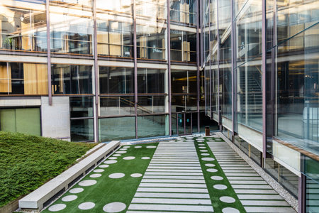 COAM office building in Madrid, the official association of architectsのeditorial素材