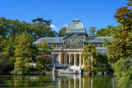 Crystal Palace in Retiro Park in Madrid