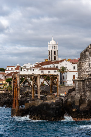 Scenic view of the old town of Garachicoのeditorial素材
