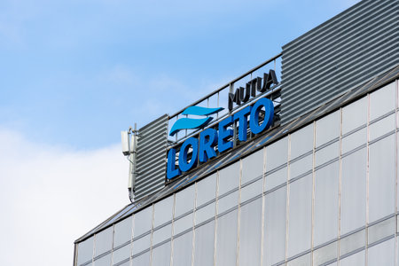 Mutua Loreto Headquarter in Madrid in Spainのeditorial素材