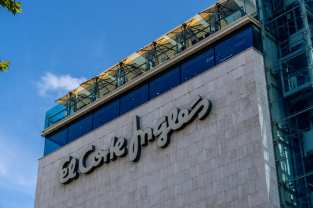 El Corte Ingles department store in Serrano Street in Madrid