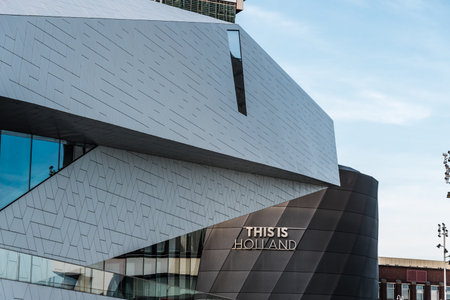 Eye Film Museum in Amsterdam designed by Delugan Meissl Associated Architectsのeditorial素材