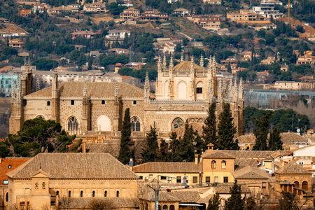 Monastery of San Juan de Reyes in Toledoのeditorial素材