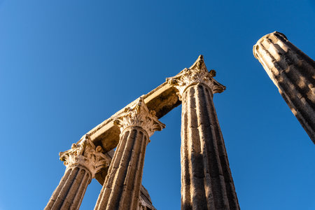 Roman Temple of Diana in Evora, Portugal