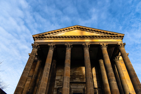 Glasgow, UK - December 6, 2023: The University of Glasgow. historic buildingのeditorial素材