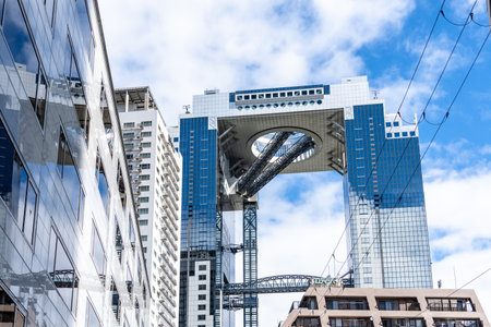 Osaka, Japan - August 17, 2024 Umeda Sky Buildingのeditorial素材