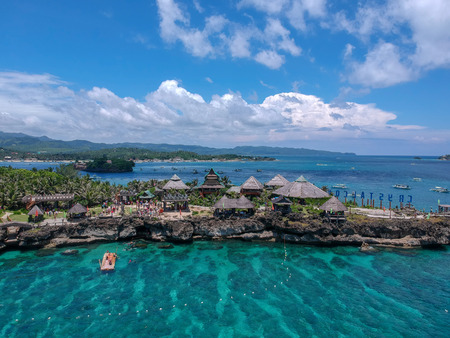Philippines boracay sea viewのeditorial素材