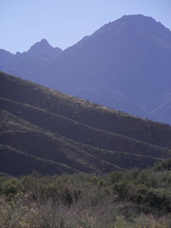 desert mountain range - phoenix, azの写真素材