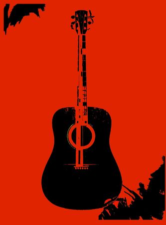 guitar graphicの写真素材