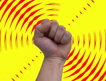 fist graphicの写真素材