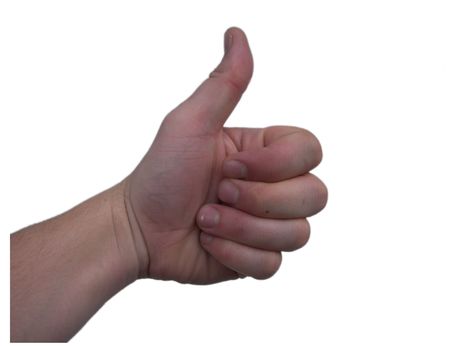 thumbs upの写真素材