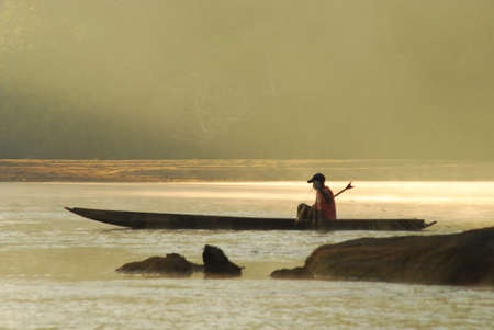 Jungle fishing on suriname river