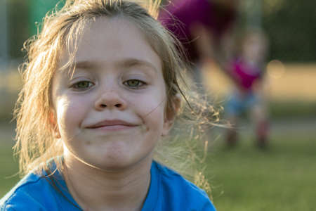 Happy Young Girlの写真素材
