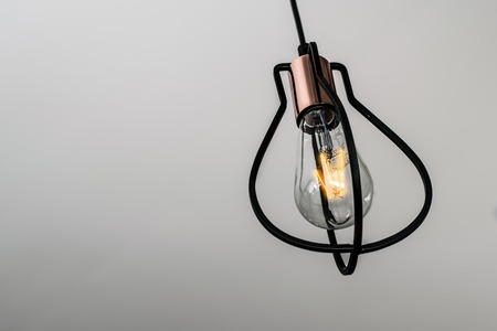 light bulbs hanging