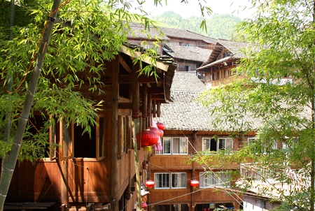 China villageの写真素材