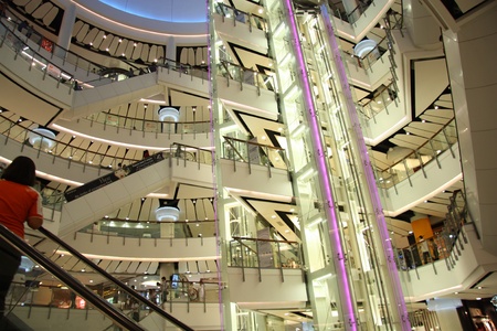 Modern Shopping mall Central World Plaza in Bangkok, Thailand 22.07.2011 