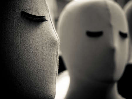 mannequin close upの写真素材