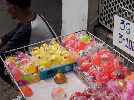 little toys selling near street side