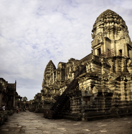 Interior of Angkor  Temple of Angkor Watのeditorial素材