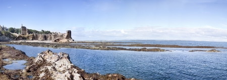 St Andrews castle, Scotlandのeditorial素材