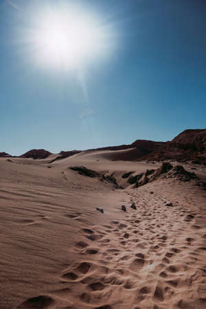 Valley of the moon, Atacama Desert. North Chileの写真素材