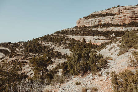 Path to Galera Peak. Teruel province. Spain