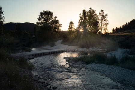 Matarranya river in Teruel province