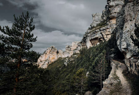 Views of Los Ports Mountains. Valenciaの写真素材