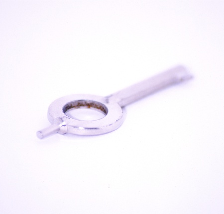 isolated view of handcuff keyの写真素材