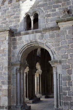 Romanesque-gothic architecture basilica of St. Procopius in Trebic, Czech Republic, Europe