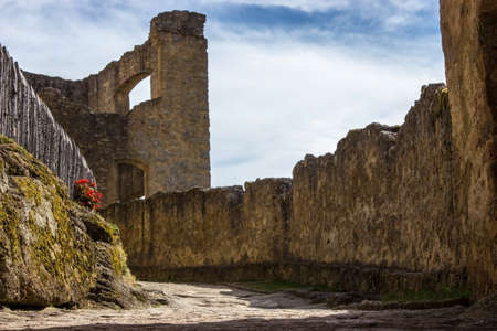Entrance to the castle Landstejn in the Czech Republicのeditorial素材