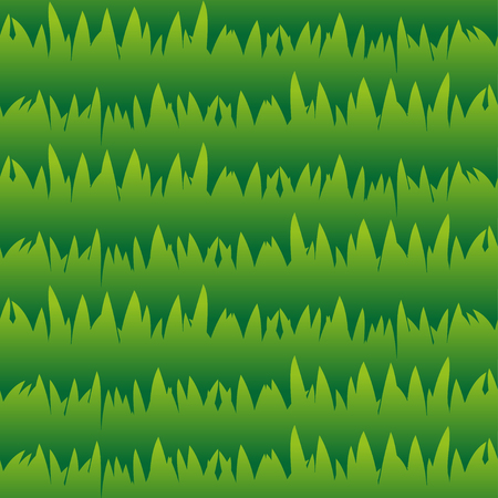 Seamless grass pattern, lawn grass nature illustration for wallpaper.のイラスト素材