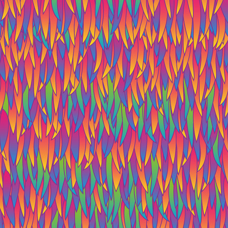 Bright Rainbow Colored Background with Waves. Abstract Colorful Exotic Floral Spectrum Pattern. For boy and girlのイラスト素材