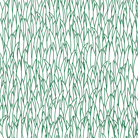 Seamless grass pattern, lawn grass nature illustration for wallpaper.のイラスト素材