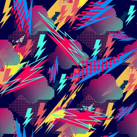 Abstract pattern for textile and fabric.のイラスト素材