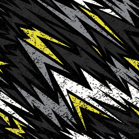 Abstract seamless vector pattern for girls, boys, clothes. Creative background with dots, geometric figures Funny wallpaper for textile and fabric.のイラスト素材