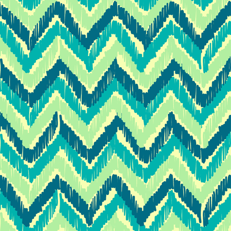 Abstract ikat and boho style handcraft fabric pattern. Traditional ethnic design for clothing and textile background, carpet or wallpaper.のイラスト素材