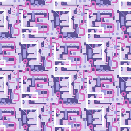 Abstract seamless vector sport pattern for girls, boys, clothes. background. Bright Wallpaper for textile and fabric.のイラスト素材