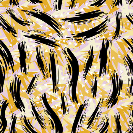 Abstract seamless sport pattern for girls, boys, clothes. background. Bright Wallpaper for textile and fabric.のイラスト素材